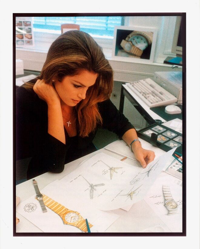 1996: Cindy a trabalhar no design do Mini Constellation