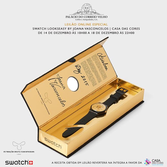 Leilão Swatch Joana Vasconcelos