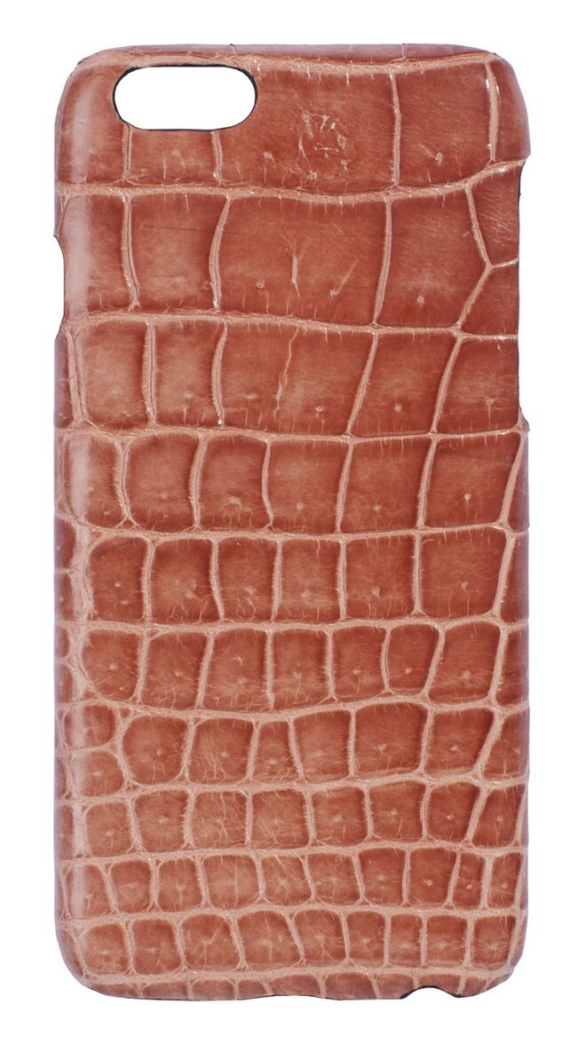 Capa para telemóvel em pele, €300, Hadoro, na Fashion Clinic