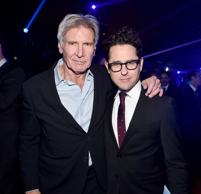 Harrison Ford e J.J. Abrams 