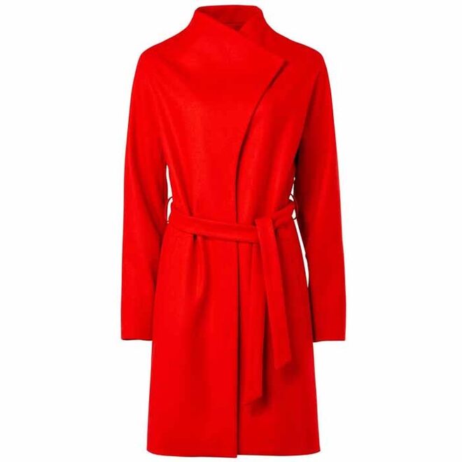 CASUAL COOL | Sobretudo em lã, €137,40, Christine Phung para La Redoute