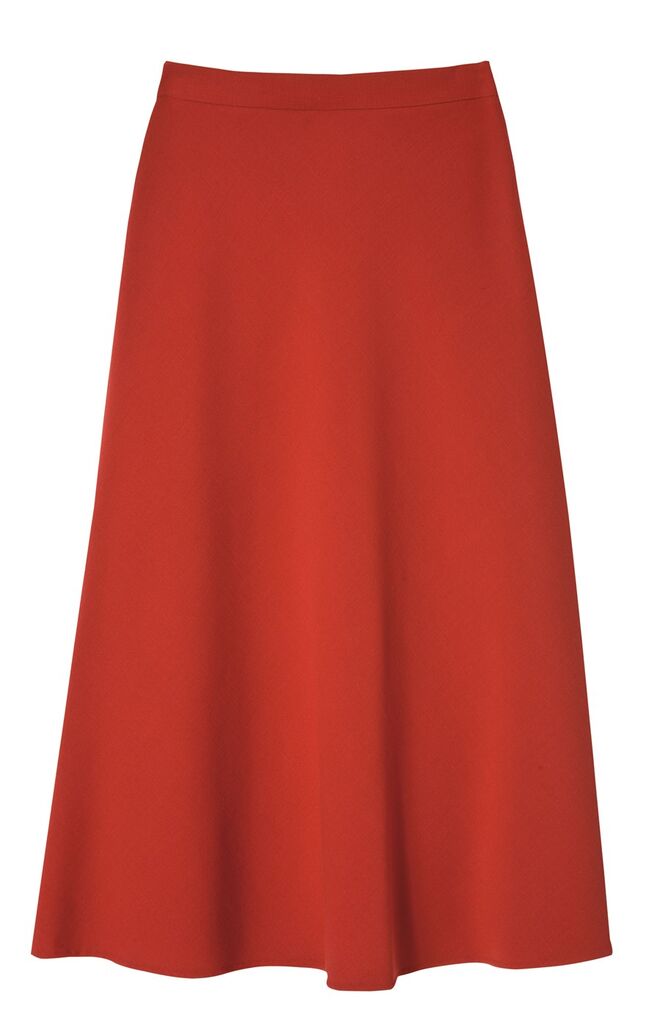 Saia em crepe de lã, €399, Max Mara