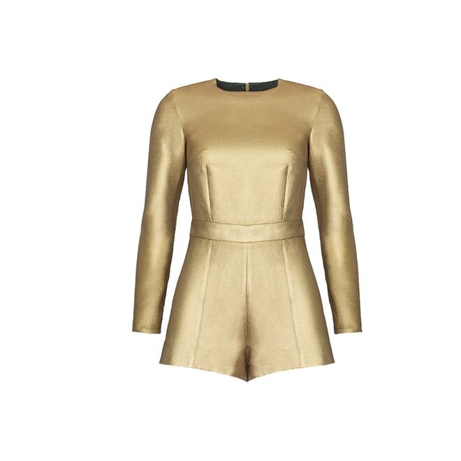 Jumpsuit em poliéster, €400, Juliana Herc