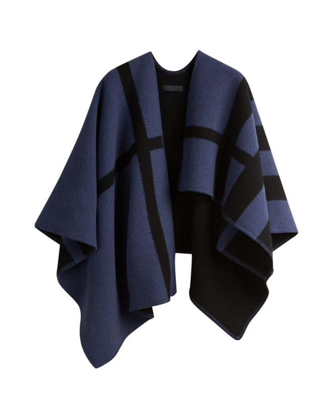 Capa em lã e caxemira, €695, Burberry