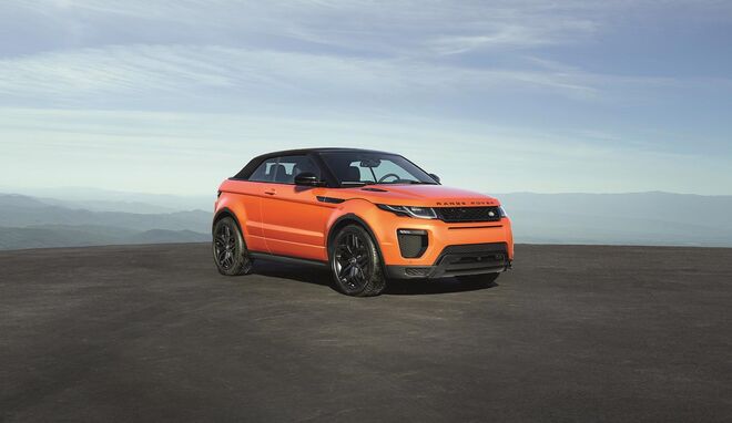 Novo Range Rover Evoque Convertible, um descapotável ideal para todas as estações do ano, a partir de €65.019