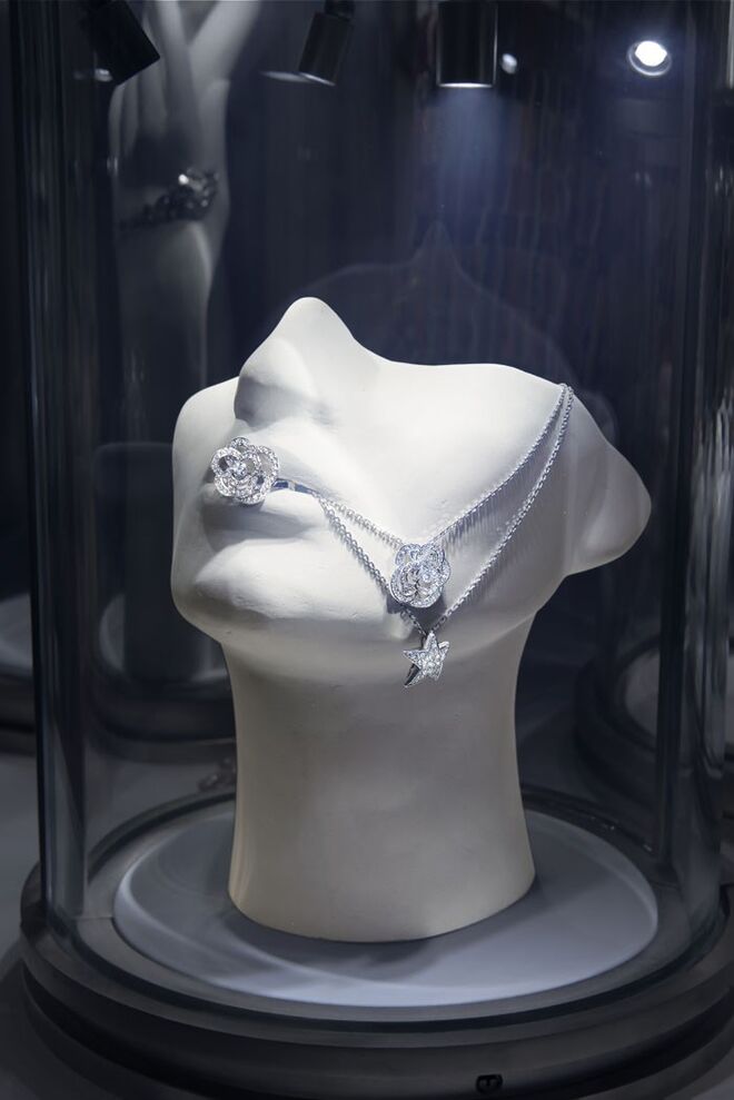 Espaço de Joalharia efémero - Faubourg Saint-Honoré (fotos de Olivier Saillant)