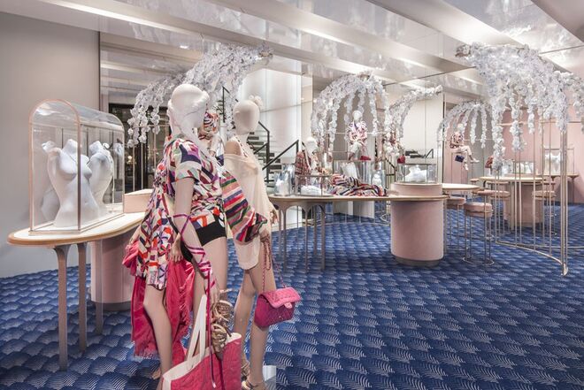 Espaço de Joalharia efémero - Faubourg Saint-Honoré (fotos de Olivier Saillant)