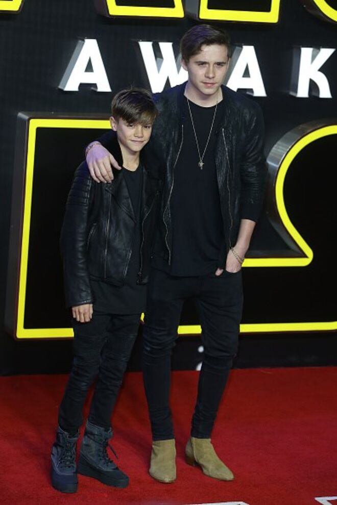 Brooklyn e Romeo Beckham