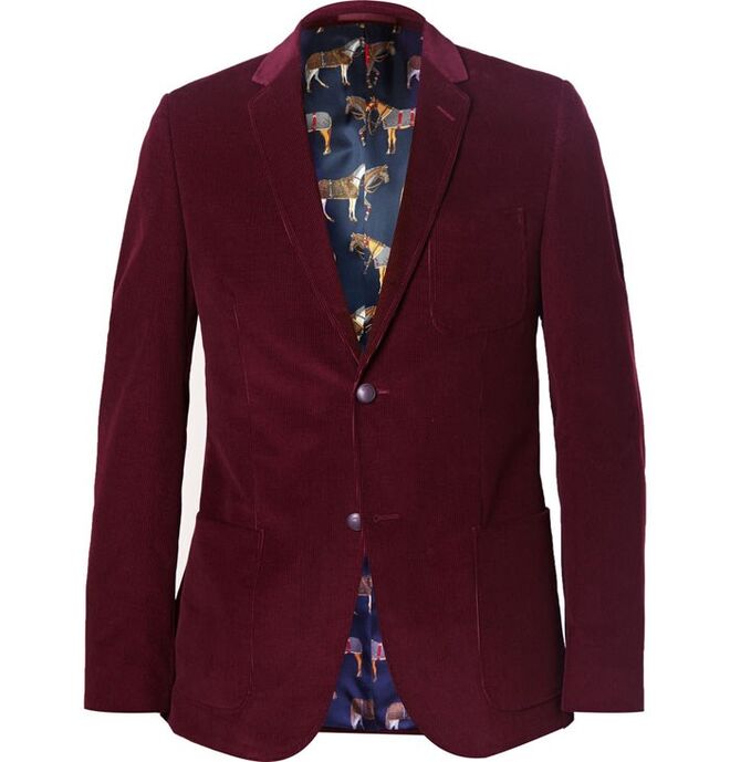 Blazer em bombazina, €1650, Gucci 