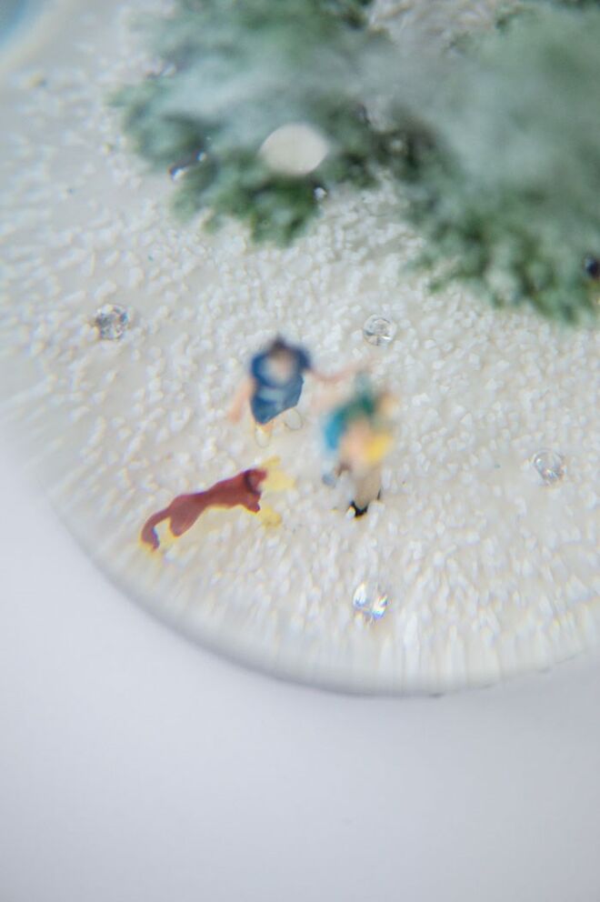 Globo de Neve personalizado com Diamantes