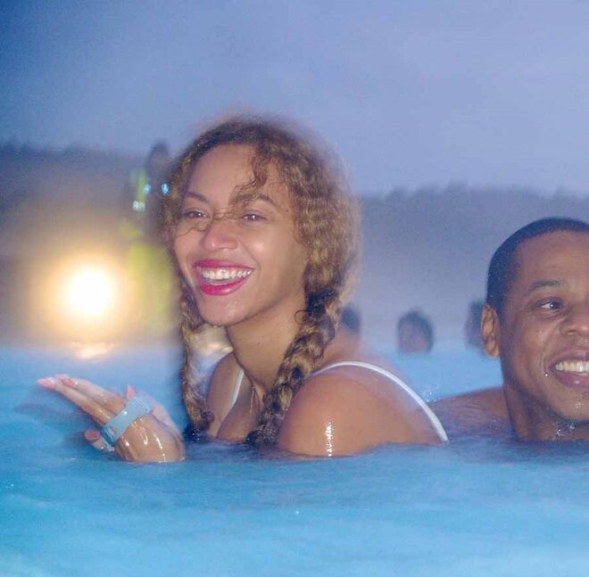 Dezembro 2014 | Islândia | Beyoncé e Jay Z