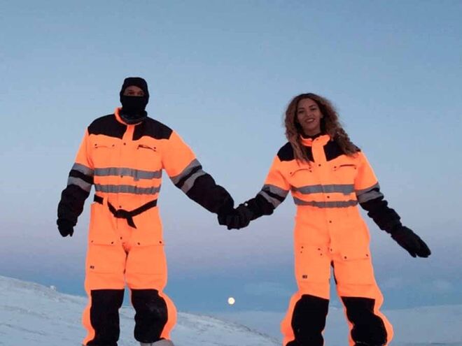 Dezembro 2014 | Islândia | Beyoncé e Jay Z