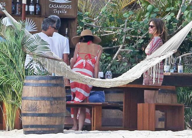 Dezembro 2014 | México | George Clooney, Amal Clooney e Cindy Crawford  