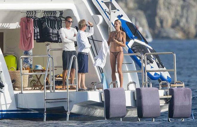 Dezembro 2014 | St. Barts | Heidi Klum e Vito Schnabel  