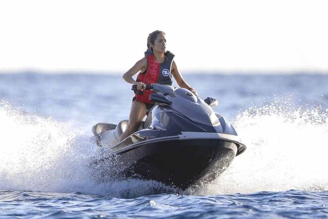 Dezembro 2014 | Saint Barts | Salma Hayek