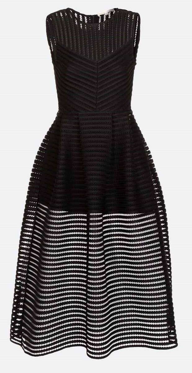 PARA MARCAR A CINTURA (E ESCONDER AS ANCAS) | Vestido em poliéster, Maje (preço sob consulta)