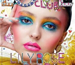 A primeira capa de Lily Rose Depp 