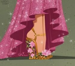 As Princesas Disney também sabem calçar