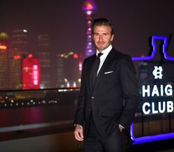HAIG CLUB apresentado em Xangai por David Beckham
