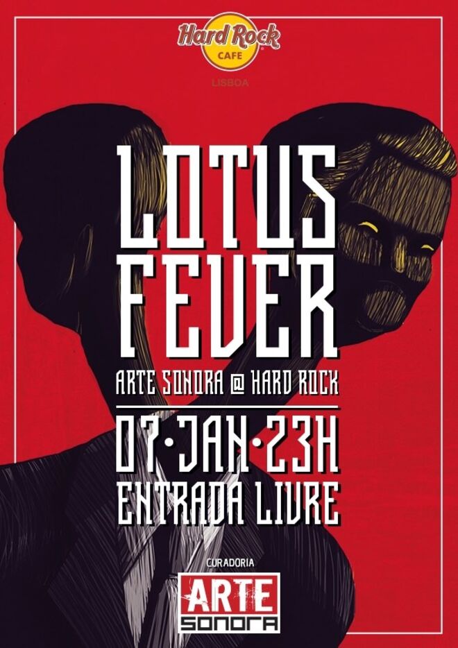 Cartaz Hard Rock Cafe Lisboa x Arte Sonora