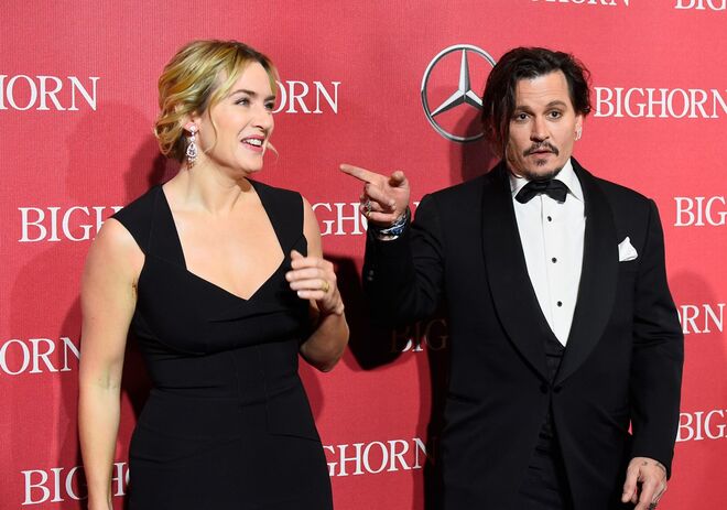 Kate Winslet e Johnny Depp