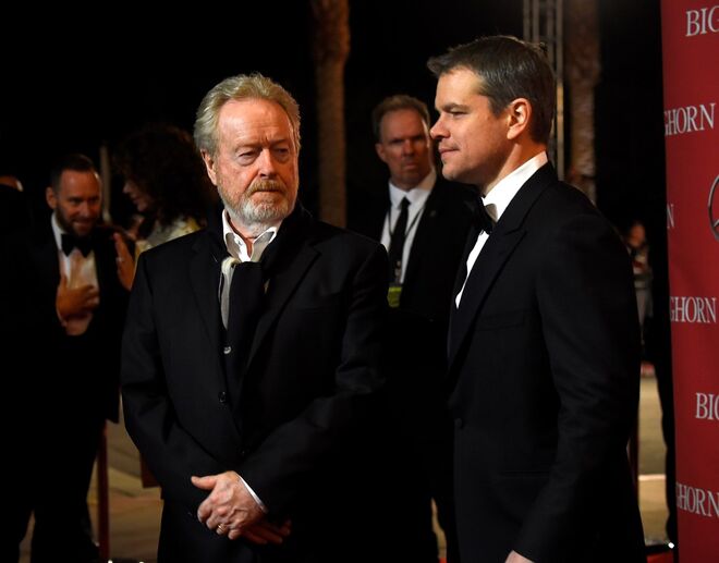 Ridley Scott e Matt Damon