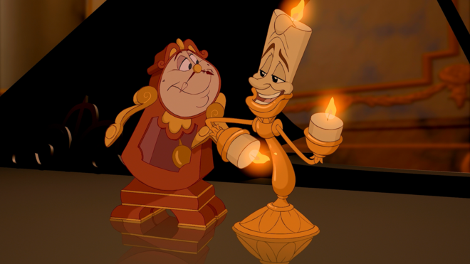 Cogsworth e Lumière 