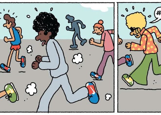 2. Em 1975, com os atletas a tentarem melhorar a sua performance, peças de roupa desconfortáveis e restritivas dificultavam ainda o seu esforço.