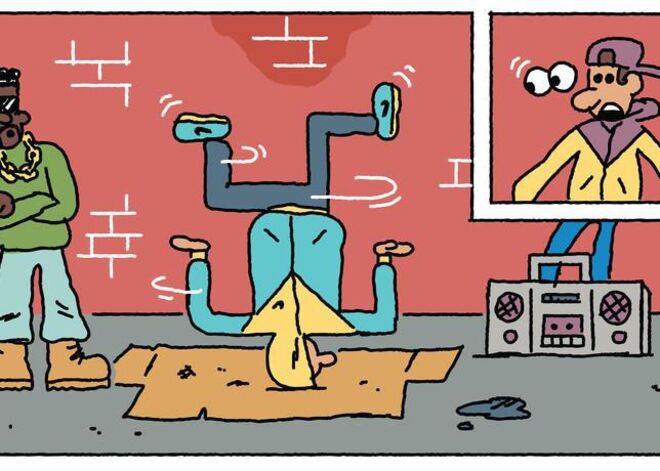 10. 1986: A atratividade do casaco estende-se além do desporto e passa a fazer parte da cultura popular, começando a ser visto na era dos break dancers, entre outras.