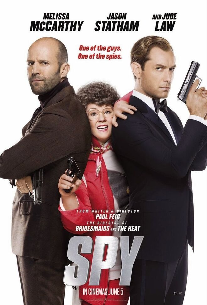 Spy: MELHOR FILME COMÉDIA ou MUSICAL; MELHOR ATRIZ COMÉDIA ou MUSICAL - Melissa McCarthy; 