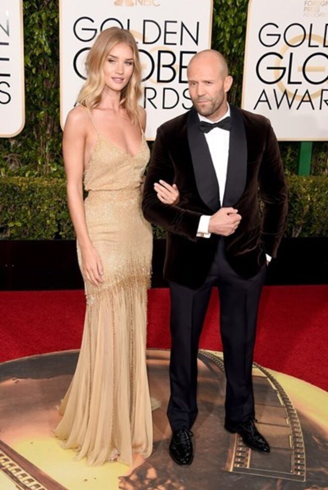 Rosie Huntington-Whiteley e Jason Statham