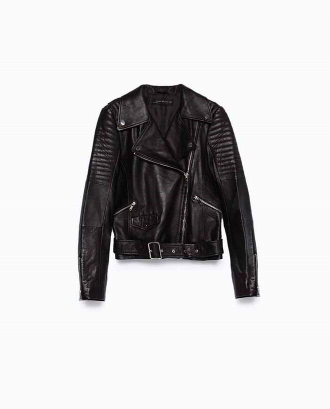 FILIPA GOMES | Perfecto em pele, €99,95, Zara