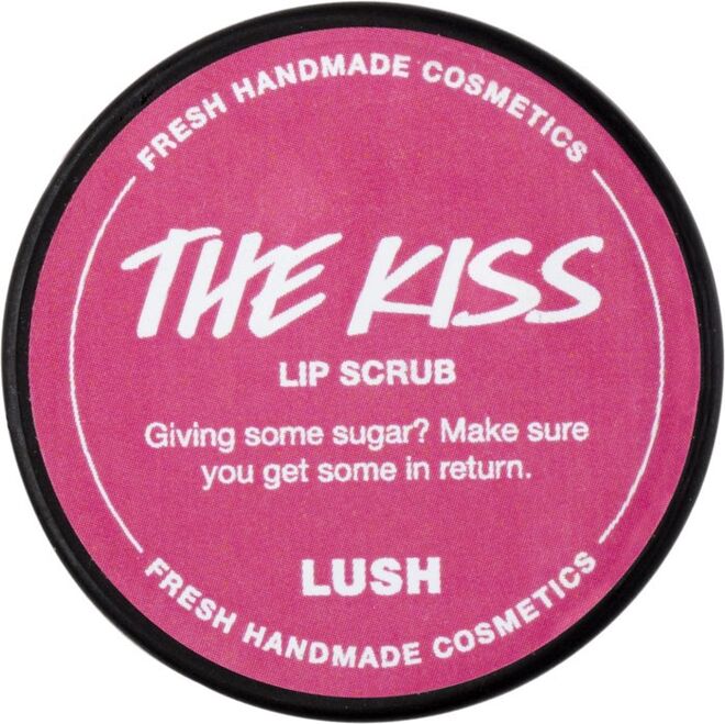 Exfoliante de lábios The Kiss, Lush (preço sob consulta)