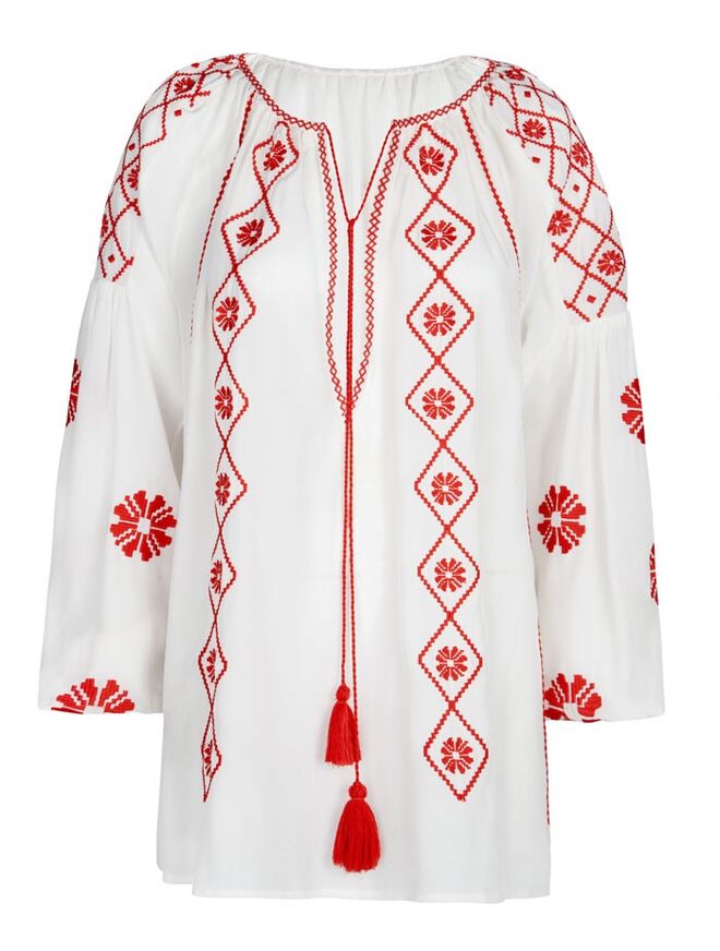 Túnica Carolina Herrera (preço sob consulta)