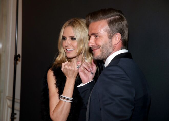  Heidi Klum e David Beckham