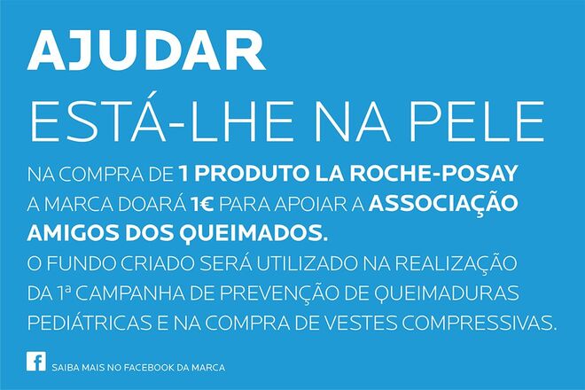 La Roche-Posay apresenta campanha solidária "Ajudar está-lhe na pele"