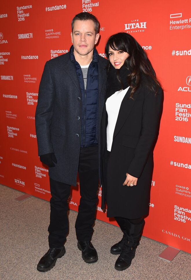 Matt Damon e Luciana Barroso