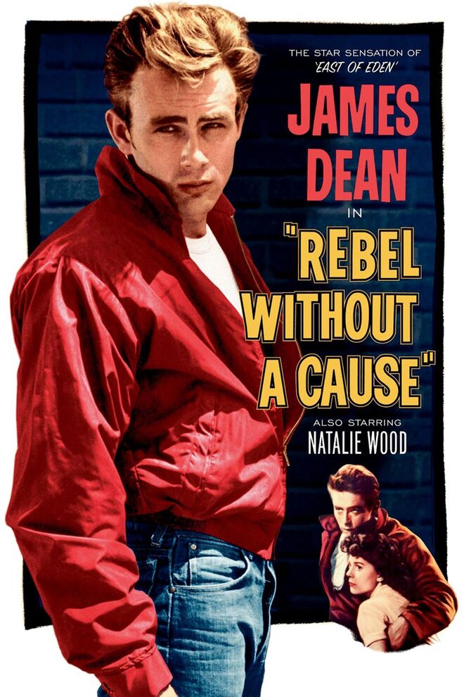 James Dean, no filme Rebelde Sem Causa