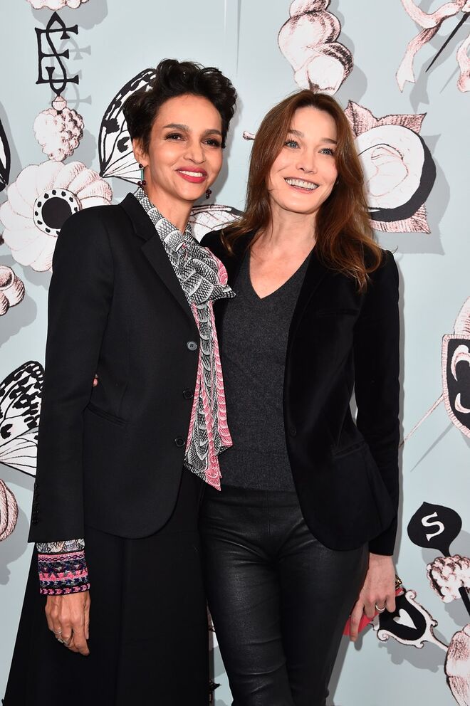 Farida Khelfa e Carla Bruni-Sarkozy