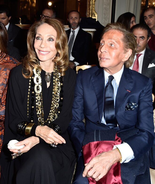 Marisa Berenson e Valentino Garavani