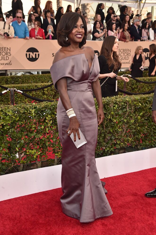 Viola Davis, em Zac Posen
