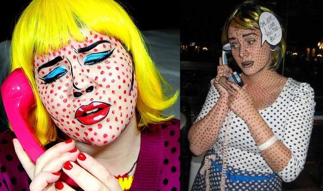 Personagem de Lichtenstein (Pop Art)