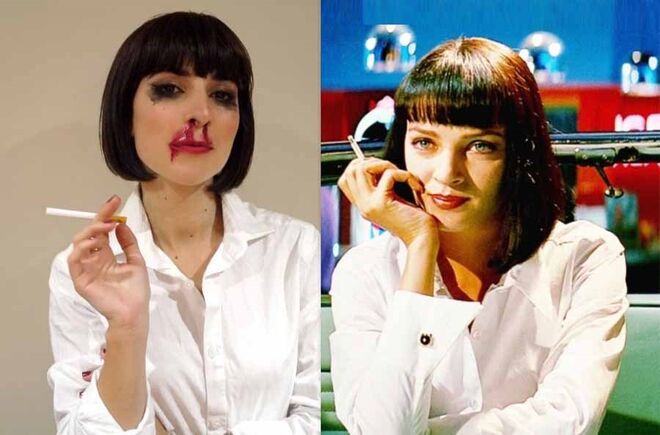 Mia Wallace (Uma Thurman) em "Pulp Fiction"