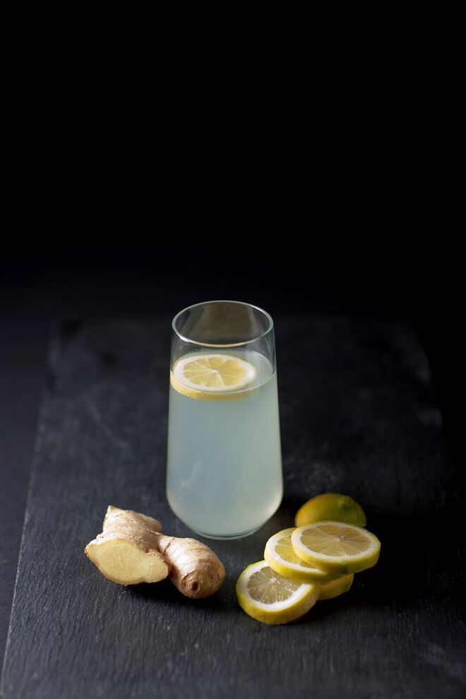 Limonada com gengibre