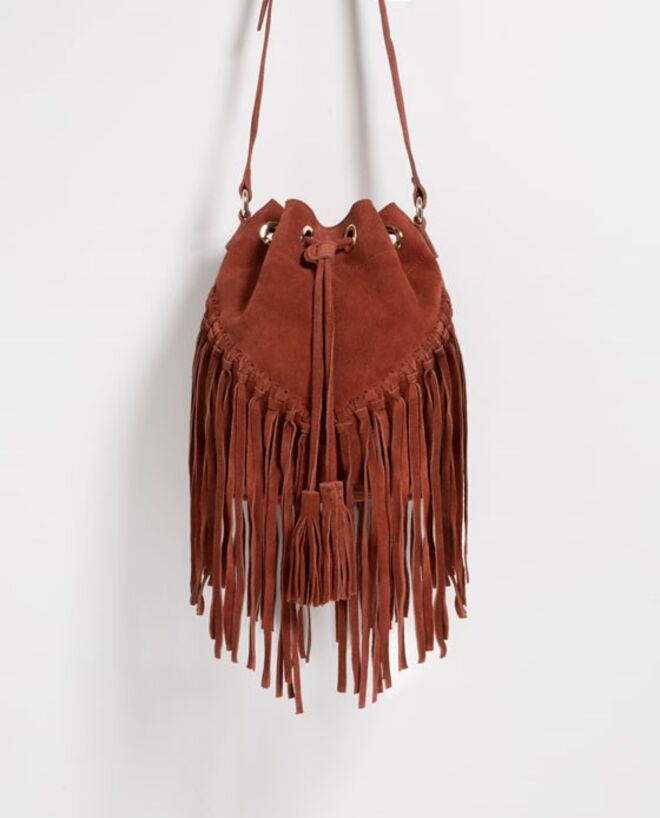 SACO PELE FRANJAS €49,95