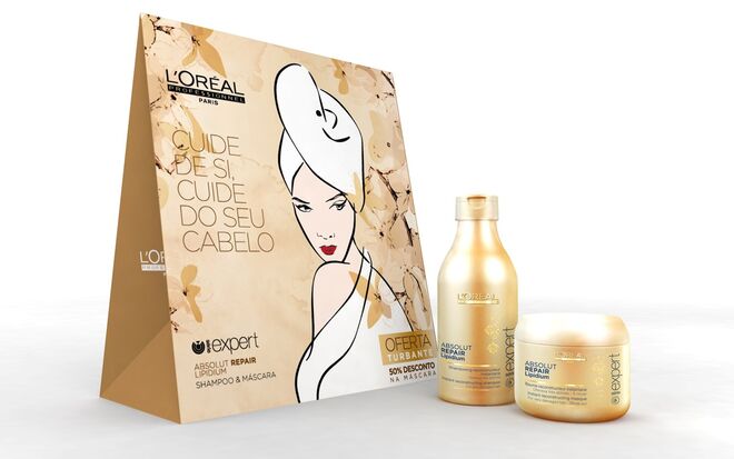 ABSOLUT REPAIR LIPIDIUM – PARA CABELOS MUITO DANIFICADOS, L'Oréal Professionnel