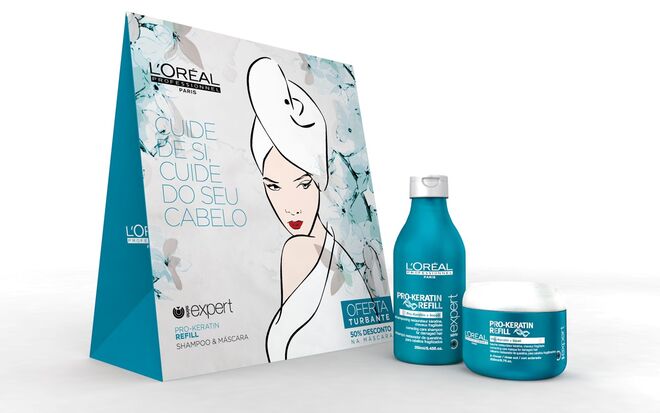 PRO-KERATIN REFILL – PARA CABELOS DANIFICADOS OU FRAGILIZADOS, L'Oréal Professionnel