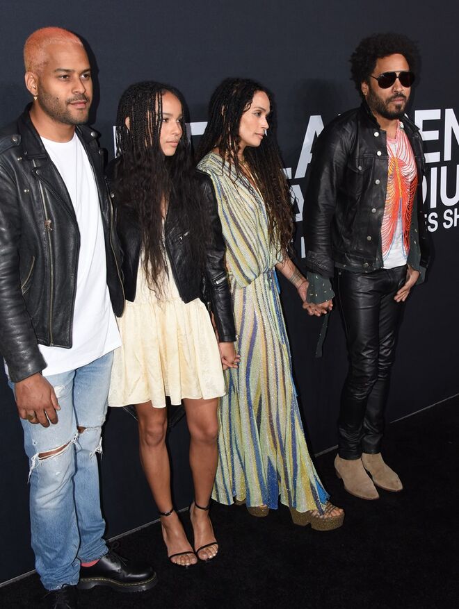 Twin Shadow, Zoë Kravitz, Lisa Bonet e Lenny Kravitz