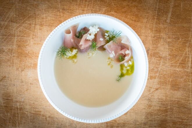 Creme de Nabos de Santa Maria com Espadarte