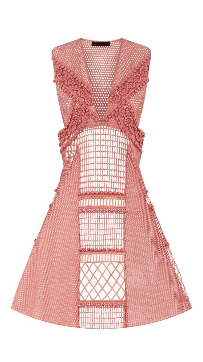 Vestido em algodão e seda, €2195, Burberry Prorsum